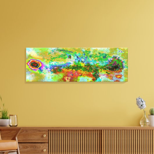 "Star Field" 36 x 12 inch, 1,5 canvasafdruk Canvas Afdruk (Insitu (Woonkamer))