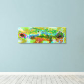 "Star Field" 36 x 12 inch, 1,5 canvasafdruk Canvas Afdruk (Insitu (Houten vloer))