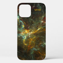 Star Field aangepaste monogram telefoonhoesjes