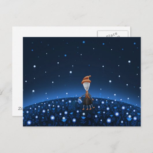 Star Field Briefkaart (Voorkant / Achterkant)