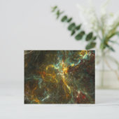 Star Field Briefkaart (Staand voorkant)