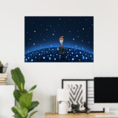 Star Field Poster (Thuiskantoor)