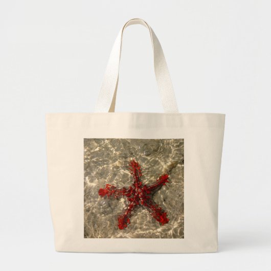 Star Fish Bag Grote Tote Bag (Voorkant)