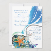 Star Fish Invitation Kaart (Voorkant)
