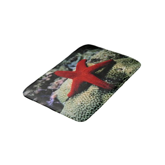 Star Fish | Rood Zee Badmat (Gekanteld)