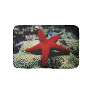 Star Fish   Rood Zee Badmat