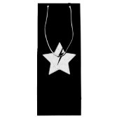 Star Flash Wijn Cadeautas (Achterkant)
