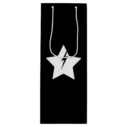 Star Flash Wijn Cadeautas (Voorkant)