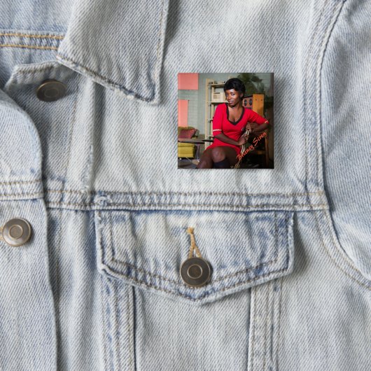 Star fleet cosplay Pin Vierkante Button 5,1 Cm (In situ)