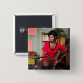 Star fleet cosplay Pin Vierkante Button 5,1 Cm (Voorkant /achterkant)