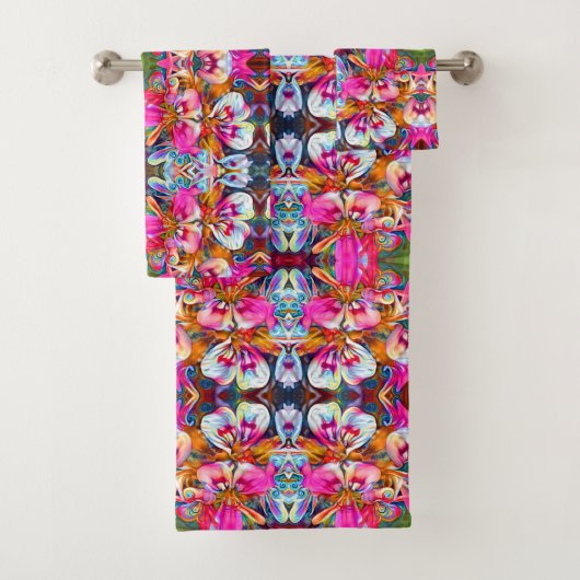 Star Flower Bad Handdoek (Insitu)