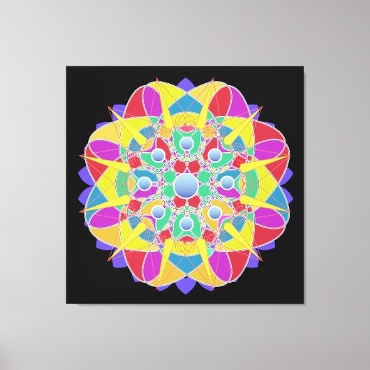 Star Flower Canvas Afdruk (Voorkant)