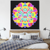 Star Flower Canvas Afdruk (Insitu (Slaapkamer))