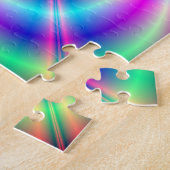 Star Flower in Neon Legpuzzel (Zijkant)