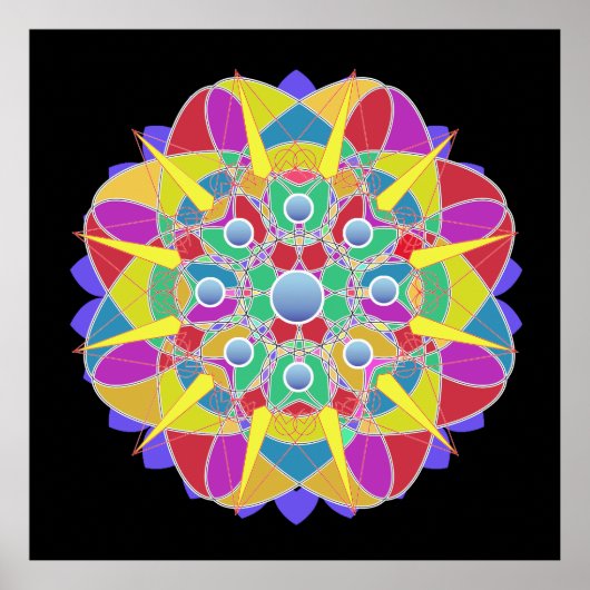 Star Flower Poster (Voorkant)