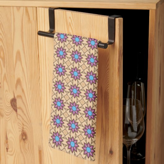 Star Flower Power Theedoek (Derde Gevouwen)