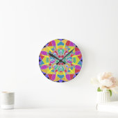 Star Flower Ronde Klok (Huis)