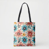 Star Flower Tote Bag (Voorkant)