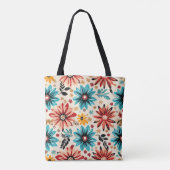 Star Flower Tote Bag (Achterkant)