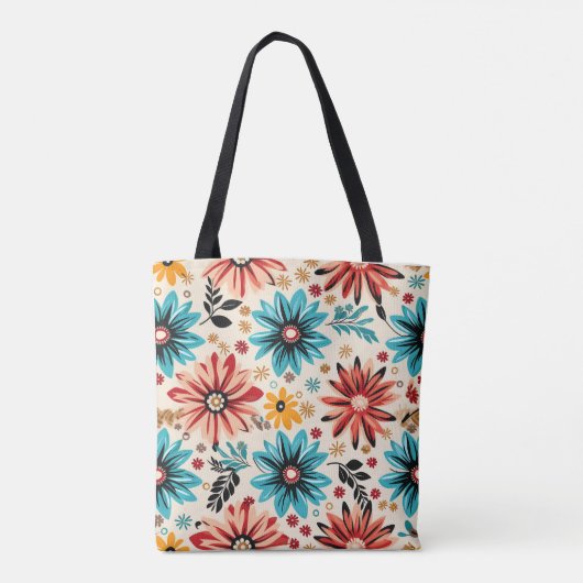 Star Flower Tote Bag (Achterkant)