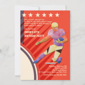 Star Football Player Uitnodiging (Voorkant)