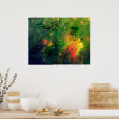 Star Formation & Supernova Nebula IRDC G11.11-0.11 Poster (Keuken)