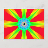 Star - Fractal Briefkaart (Voorkant)