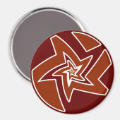 Star Fractal Magneet (Voorkant / Achterkant)