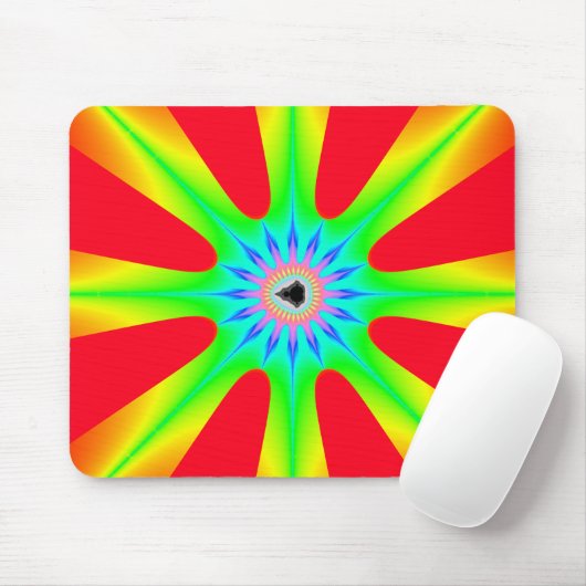 Star - Fractal Mousepad Muismat (Met muis)
