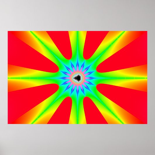 Star - Fractal Poster (Voorkant)