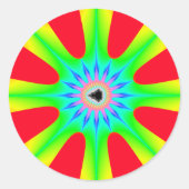 Star - Fractal Sticker (Voorkant)