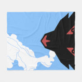 Star Friends Vape Wolf deken (Voorkant (Horizontaal))