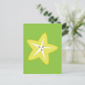 Star Fruit Briefkaart (Staand voorkant)