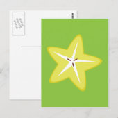 Star Fruit Briefkaart (Voorkant / Achterkant)