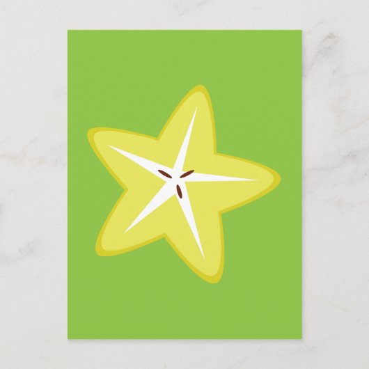 Star Fruit Briefkaart (Voorkant)