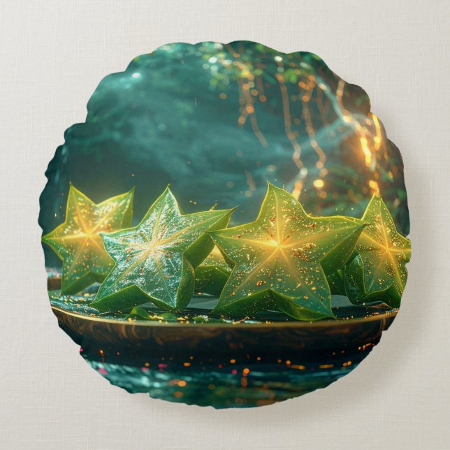 STAR FRUIT - CARAMBOLA - EXOTIC FRUITS ROND KUSSEN (Voorkant)