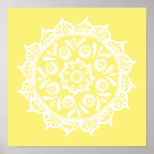 Star Fruit Mandala Poster (Voorkant)