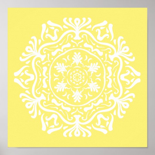Star Fruit Mandala Poster (Voorkant)