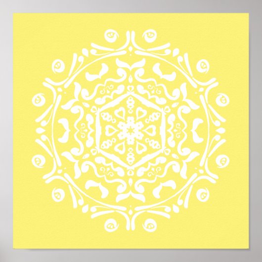 Star Fruit Mandala Poster (Voorkant)