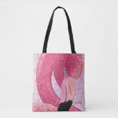 Star Fruit the Flamingo Canvas tas (Voorkant)