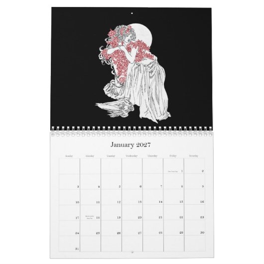 Star Fully Zodiac Calendar Kalender (Jan 2027)
