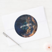 Star Galaxy Cosmic Business Supplies Verpakking Ronde Sticker (Envelop)