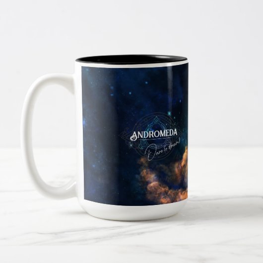 Star Galaxy Cosmic Business Tweekleurige Koffiemok (Links)