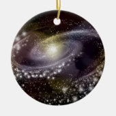 Star Galaxy Galactic Space Print Keramisch Ornament (Voorkant)
