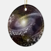 Star Galaxy Galactic Space Print Keramisch Ornament (Links)