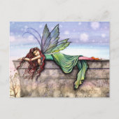 Star Gazer Fairy Briefkaart (Voorkant)