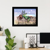 Star Gazer Fairy Poster van Molly Harrison (Thuiskantoor)