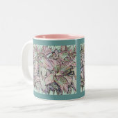 Star Gazer Lilies in Pencil Mok (Voorkant links)