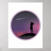 Star Gazing Girl Poster (Voorkant)
