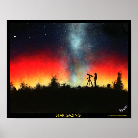 Star Gazing Poster (Voorkant)